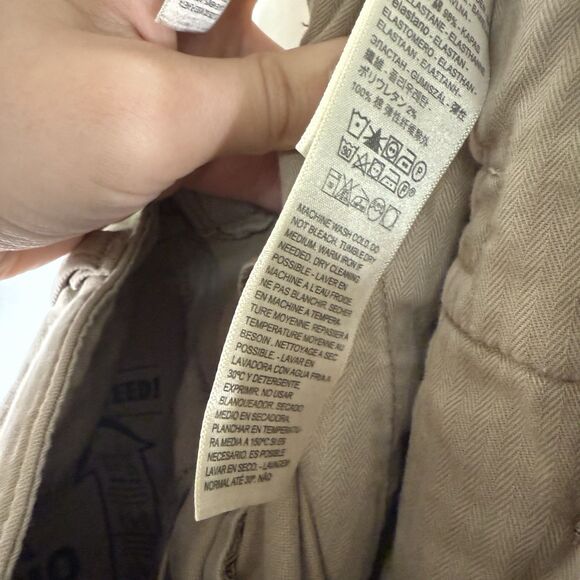 Levis XX Chino Pants Men's 31x32 Brown Standard Fit Tapered Cotton Blend - Picture 9 of 13